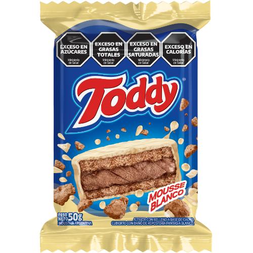 TODDY ALFAJOR MOUSSE BLANCO 24*50 GR.